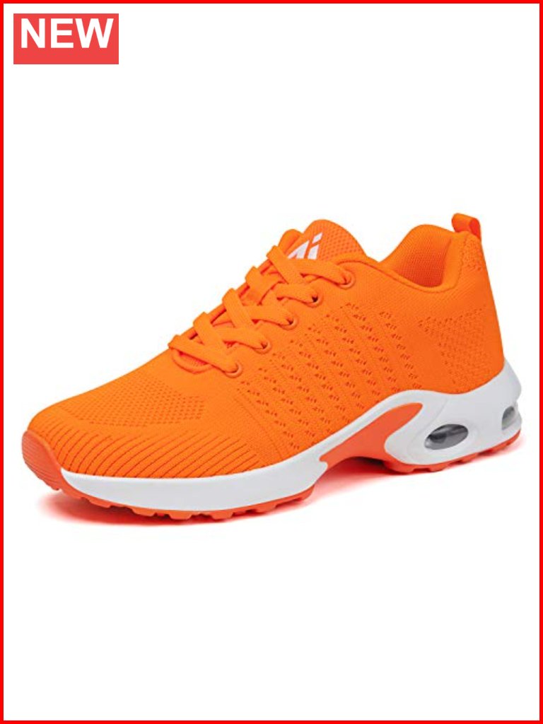 Women's Air Cushion Running Sneakers Lightweight Arch Support Mesh Walking Shoes